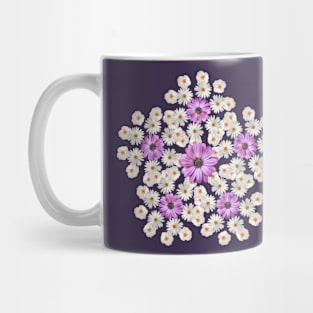 Summer flowers bouquet. Mug